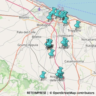 Mappa Via Leonardo Clarizio, 70028 Sannicandro di Bari BA, Italia (8.048)