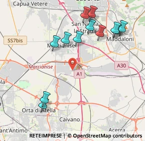 Mappa Zona ind.le asi loc pozzo bianco, 81025 Marcianise CE, Italia (4.9275)