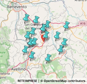 Mappa 83038 Montemiletto AV, Italia (6.29722)