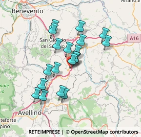 Mappa 83038 Montemiletto AV, Italia (6.32105)
