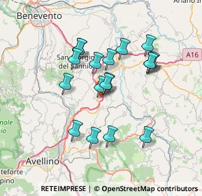Mappa 83038 Montemiletto AV, Italia (6.52111)