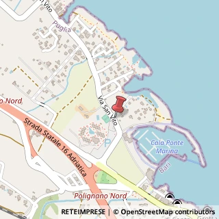 Mappa Via San Vito, 88, 70044 Polignano a Mare, Bari (Puglia)