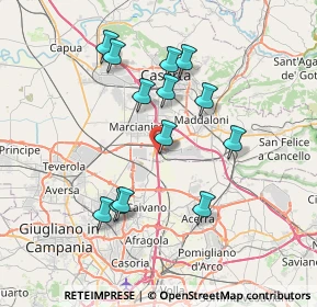 Mappa Parco Commerciale Campania, 81025 Marcianise CE, Italia (7.36154)