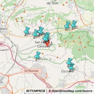 Mappa Via Cave, 81027 San Felice a Cancello CE, Italia (3.5625)