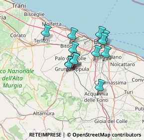 Mappa 70025 Grumo Appula BA, Italia (10.52769)