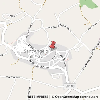 Mappa Via Monsignore Reppucci, 7, 83050 Sant'Angelo all'Esca, Avellino (Campania)