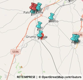 Mappa Strada Comunale Coccevone, 70025 Grumo Appula BA, Italia (6.716)