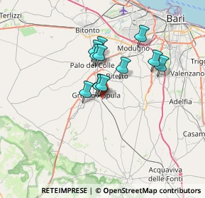 Mappa Strada Comunale Coccevone, 70025 Grumo Appula BA, Italia (5.22)