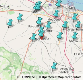 Mappa Strada Comunale Coccevone, 70025 Grumo Appula BA, Italia (9.518)