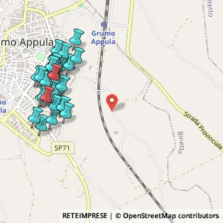 Mappa Strada Comunale Coccevone, 70025 Grumo Appula BA, Italia (0.68929)