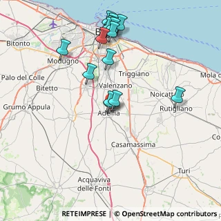 Mappa Via Quintino Sella, 70010 Adelfia BA, Italia (8.83)