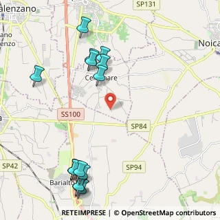 Mappa Via Grottaglie, 70010 Casamassima BA, Italia (2.898)