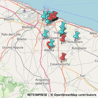 Mappa Via Martiri del Fascismo, 70010 Adelfia BA, Italia (8.4475)