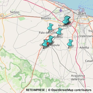 Mappa SP Toritto-Grumo, 70025 Grumo Appula BA, Italia (6.33)