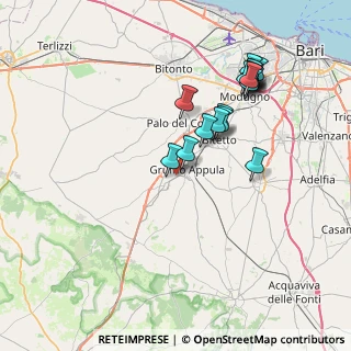 Mappa SP Toritto-Grumo, 70025 Grumo Appula BA, Italia (8.04765)
