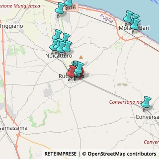 Mappa Via Conversano Km 0, 70018 Rutigliano BA, Italia (3.9545)