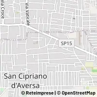 Kaart San Cipriano d'Aversa