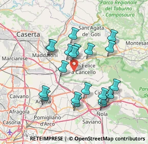 Mappa 81027 San Felice a Cancello CE, Italia (7.3855)