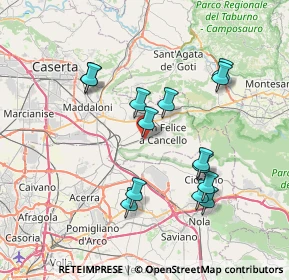 Mappa 81027 San Felice a Cancello CE, Italia (7.65214)