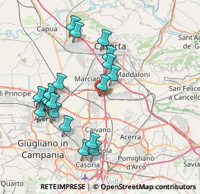 Mappa Centro Commerciale Polo della Qualità, 81025 Marcianise CE, Italia (8.3115)