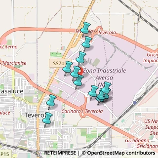 Mappa Strada Consortile Zona Industriale Aversa Nord, 81030 Teverola CE, Italia (0.84357)