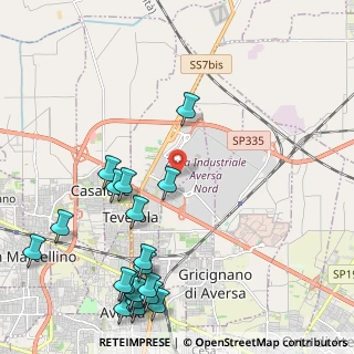 Mappa Strada Consortile Zona Industriale Aversa Nord, 81030 Teverola CE, Italia (3.046)