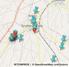 Mappa Via Cassano, 70025 Grumo Appula BA, Italia (2.8725)
