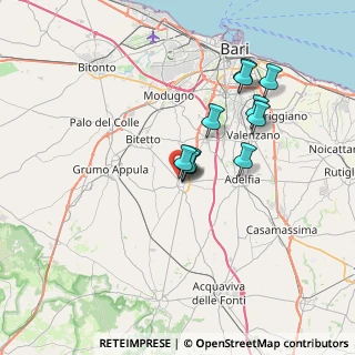 Mappa VIA GEN, 70028 Sannicandro di Bari BA, Italia (5.96273)