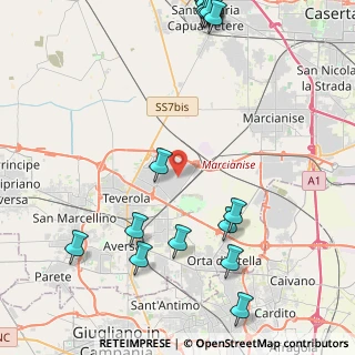Mappa Via Consortile Vega, 81030 Gricignano di Aversa CE, Italia (6.6905)