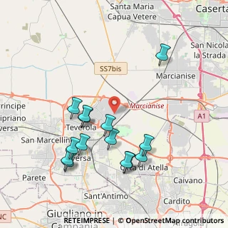 Mappa Via Consortile Vega, 81030 Gricignano di Aversa CE, Italia (4.31857)