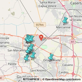 Mappa Via Consortile Vega, 81030 Gricignano di Aversa CE, Italia (4.17231)