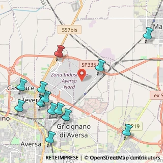 Mappa Via Consortile Vega, 81030 Gricignano di Aversa CE, Italia (3.00538)