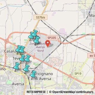 Mappa Via Consortile Vega, 81030 Gricignano di Aversa CE, Italia (2.56364)