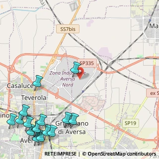 Mappa Via Consortile Vega, 81030 Gricignano di Aversa CE, Italia (3.76529)