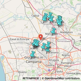 Mappa Via Consortile Vega, 81030 Gricignano di Aversa CE, Italia (7.50842)