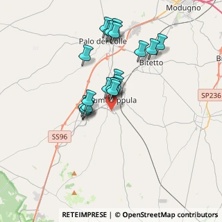 Mappa Via Donat Cattin, 70025 Grumo Appula BA, Italia (3.368)