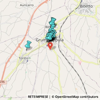 Mappa Via Donat Cattin, 70025 Grumo Appula BA, Italia (1.109)