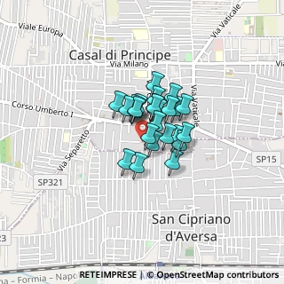 Mappa Via Cesare Battisti, 81036 San Cipriano D'aversa CE, Italia (0.23333)