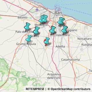 Mappa KM 11.100, 70028 Sannicandro di Bari BA, Italia (7.39)
