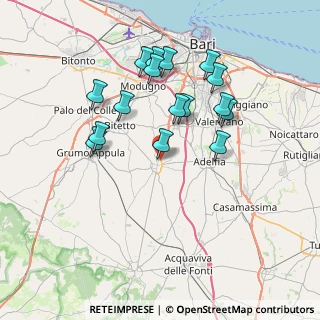 Mappa KM 11.100, 70028 Sannicandro di Bari BA, Italia (7.5075)