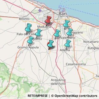 Mappa KM 11.100, 70028 Sannicandro di Bari BA, Italia (6.72417)