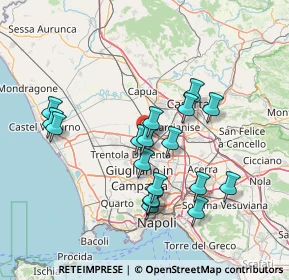 Mappa Z. Ind. Aversa Nord, 81030 Teverola CE, Italia (14.55778)