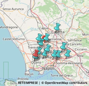 Mappa Z. Ind. Aversa Nord, 81030 Teverola CE, Italia (11.77786)