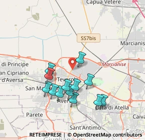 Mappa Aversa Nord, 81030 Teverola CE, Italia (3.65)