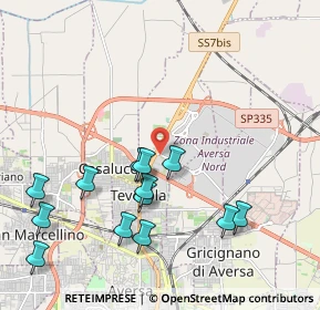 Mappa Z. Ind. Aversa Nord, 81030 Teverola CE, Italia (2.39077)