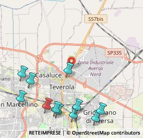 Mappa Z. Ind. Aversa Nord, 81030 Teverola CE, Italia (2.90636)