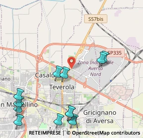 Mappa Z. Ind. Aversa Nord, 81030 Teverola CE, Italia (2.98417)