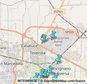 Mappa Aversa Nord, 81031 Carinaro CE, Italia (3.18545)