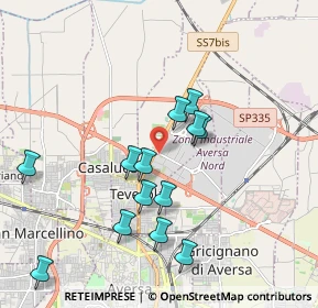 Mappa Z. Ind. Aversa Nord, 81030 Teverola CE, Italia (1.98385)