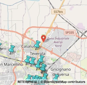 Mappa Z. Ind. Aversa Nord, 81030 Teverola CE, Italia (3.5525)